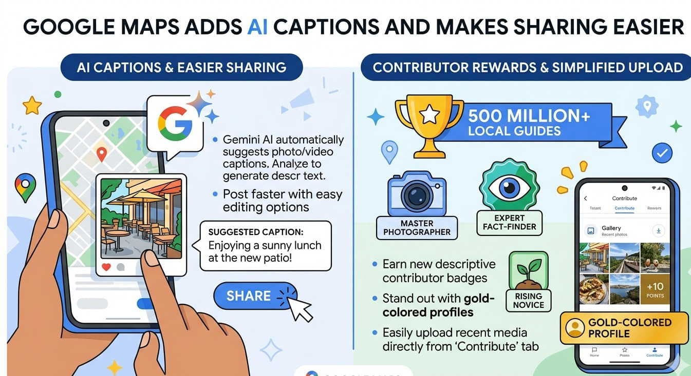 Google Maps gets smarter: AI now writes captions for your photos—here’s how