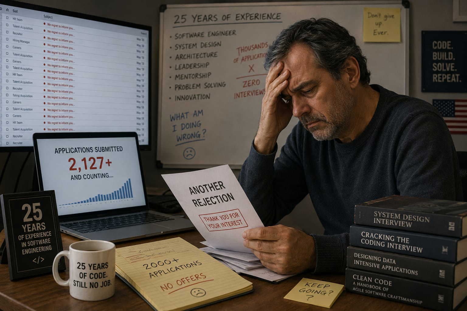 25 years in tech: US engineer says he is now “unhireable”