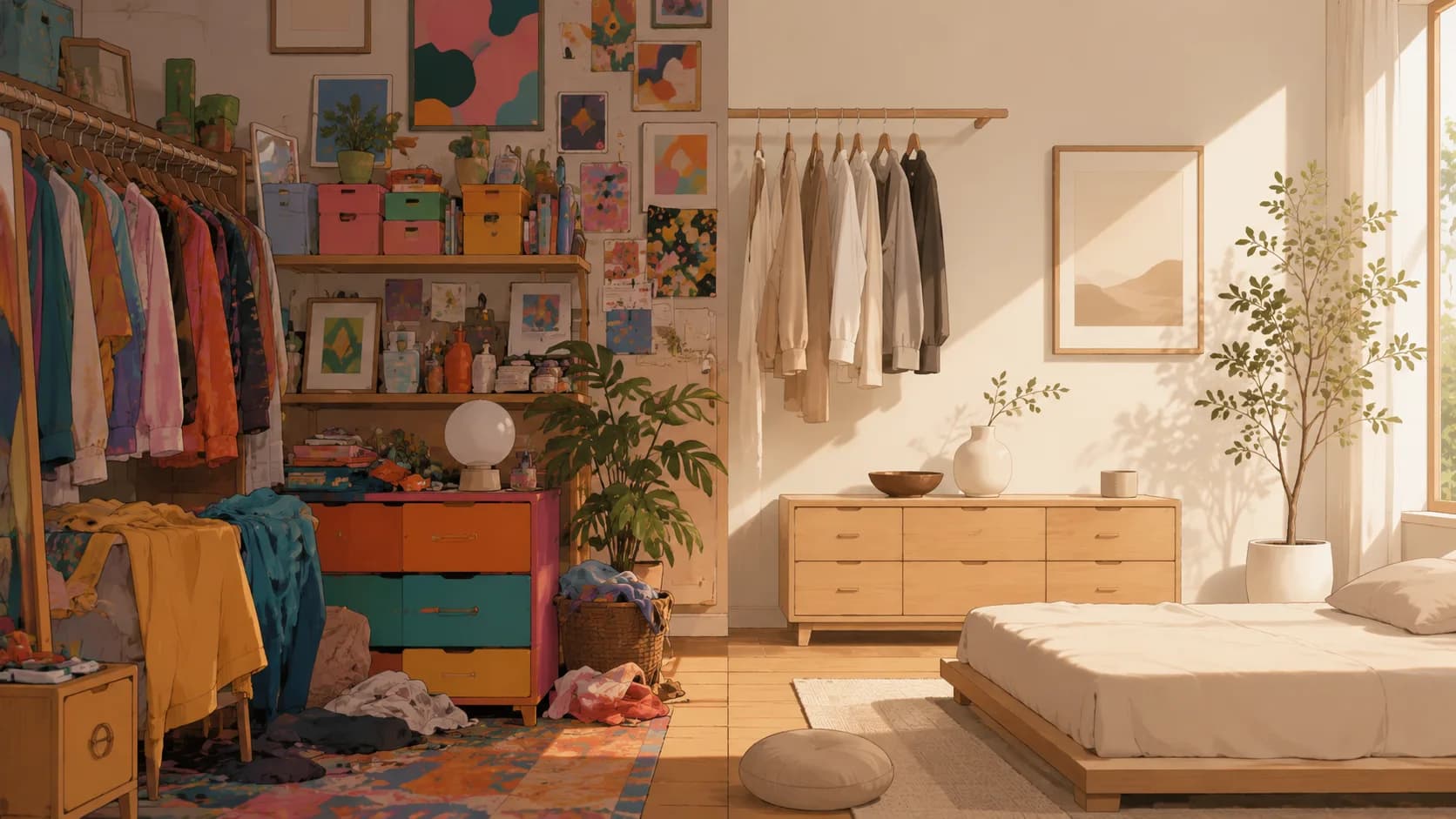 Minimalism is making a comeback through the 'Vanilla Era' trend | AI generated