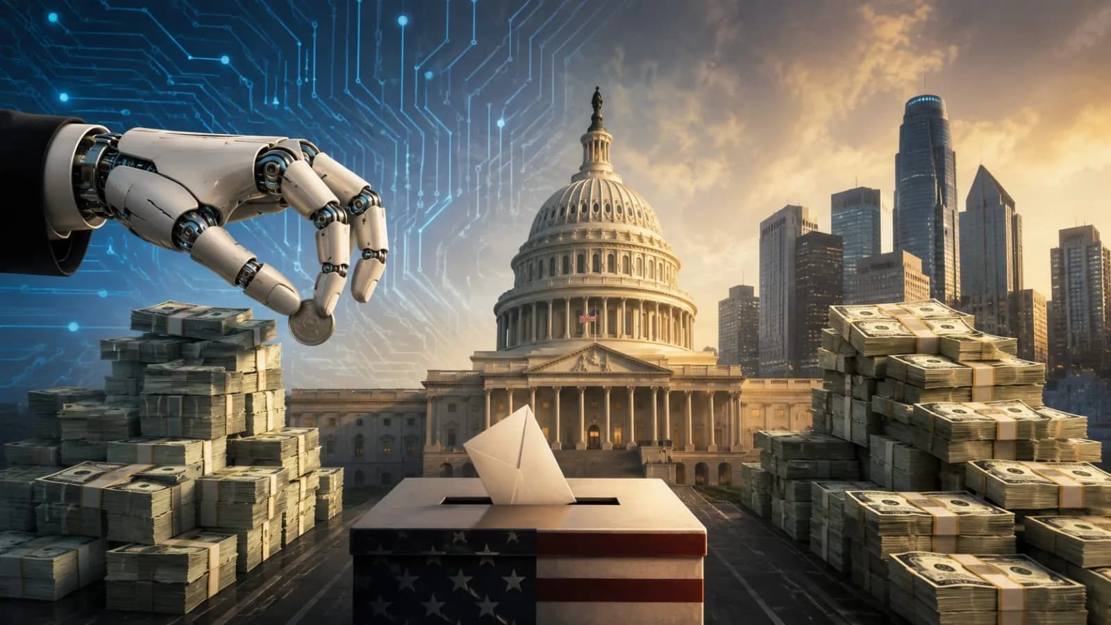 AI and politics: Tech firms pour millions into US midterm election battle