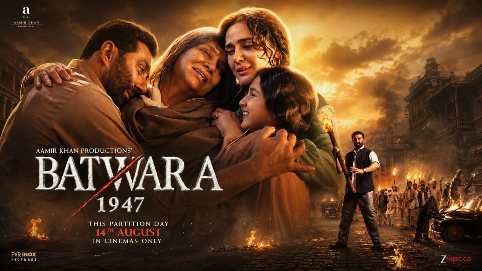 Batwara 1947 trailer: Sunny Deol stands guard over Shabana Azmi amid Partition horrors