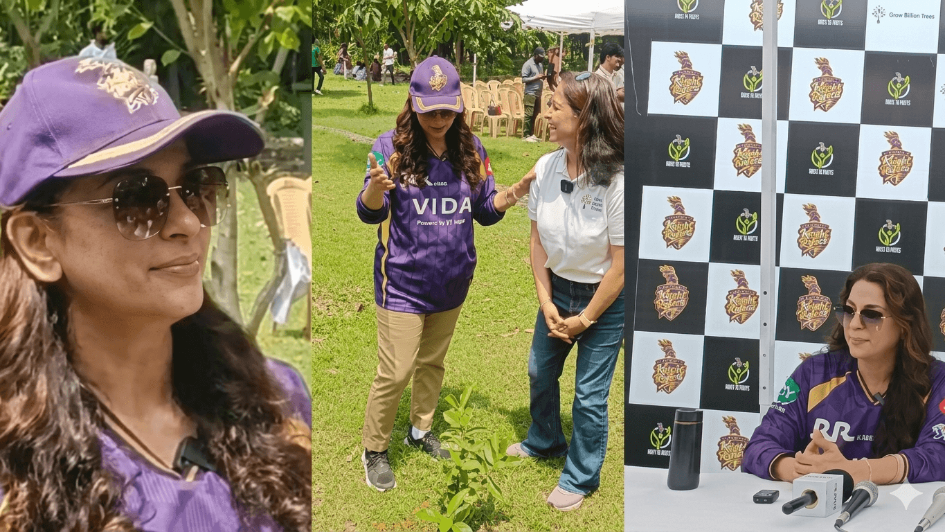 KKR scales sustainability push as Juhi Chawla-Mehta launches ‘Runs to Roots’ with 10 trees per run pledge
