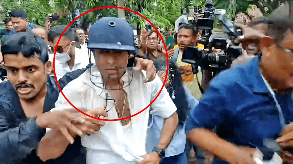 Abhishek Banerjee faces protest in Sonarpur, eggs thrown; shirt torn amid chaos