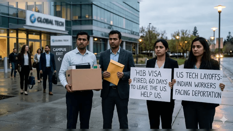 Are AI layoffs at Meta and Amazon squeezing Indian H-1B workers across the US?