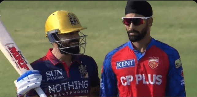 Virat Kohli’s cold reaction to Harpreet Brar’s celebration goes viral during RCB vs PBKS clash । WATCH