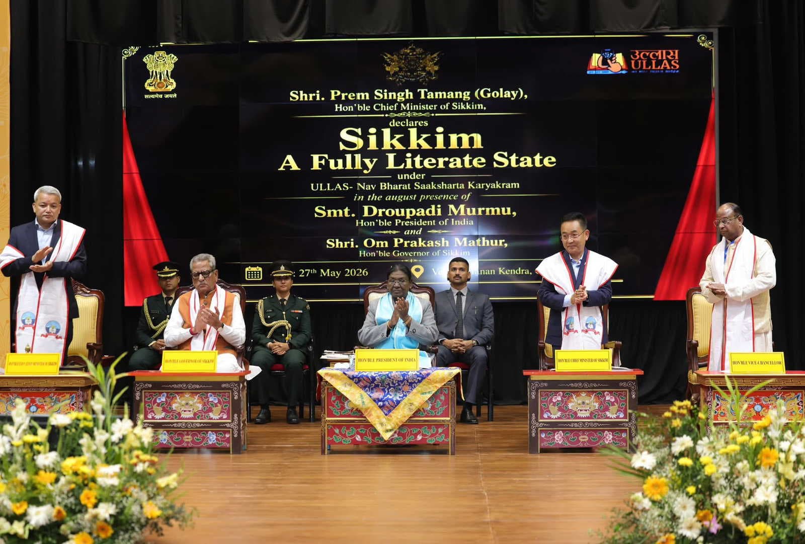 Sikkim declared fully literate, becomes fifth state in India to achieve milestone
