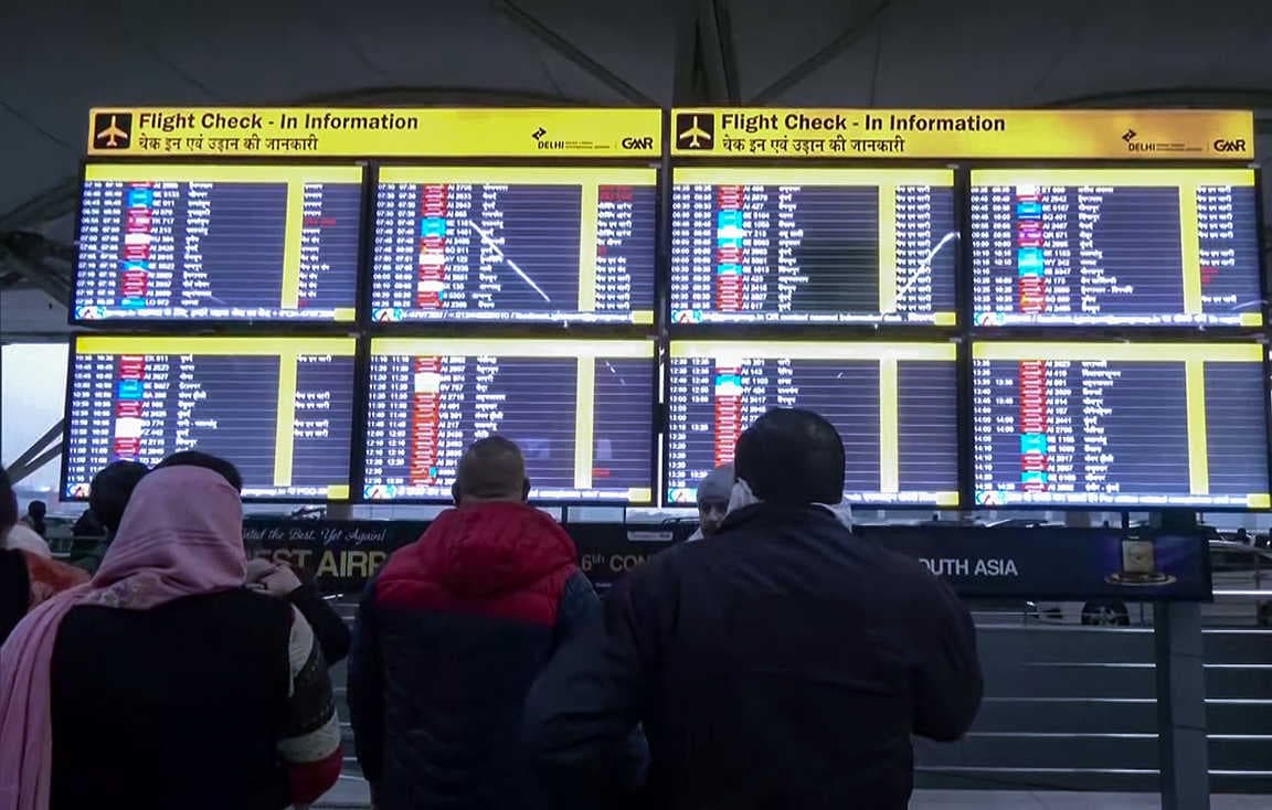 Stormy weather disrupts Delhi flights as rain brings relief from heat
