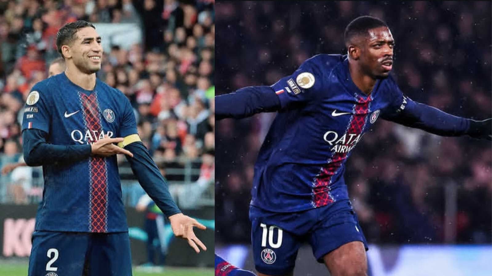 PSG boosts up before UEFA Champions League final with addition of Dembele and Hakimi
