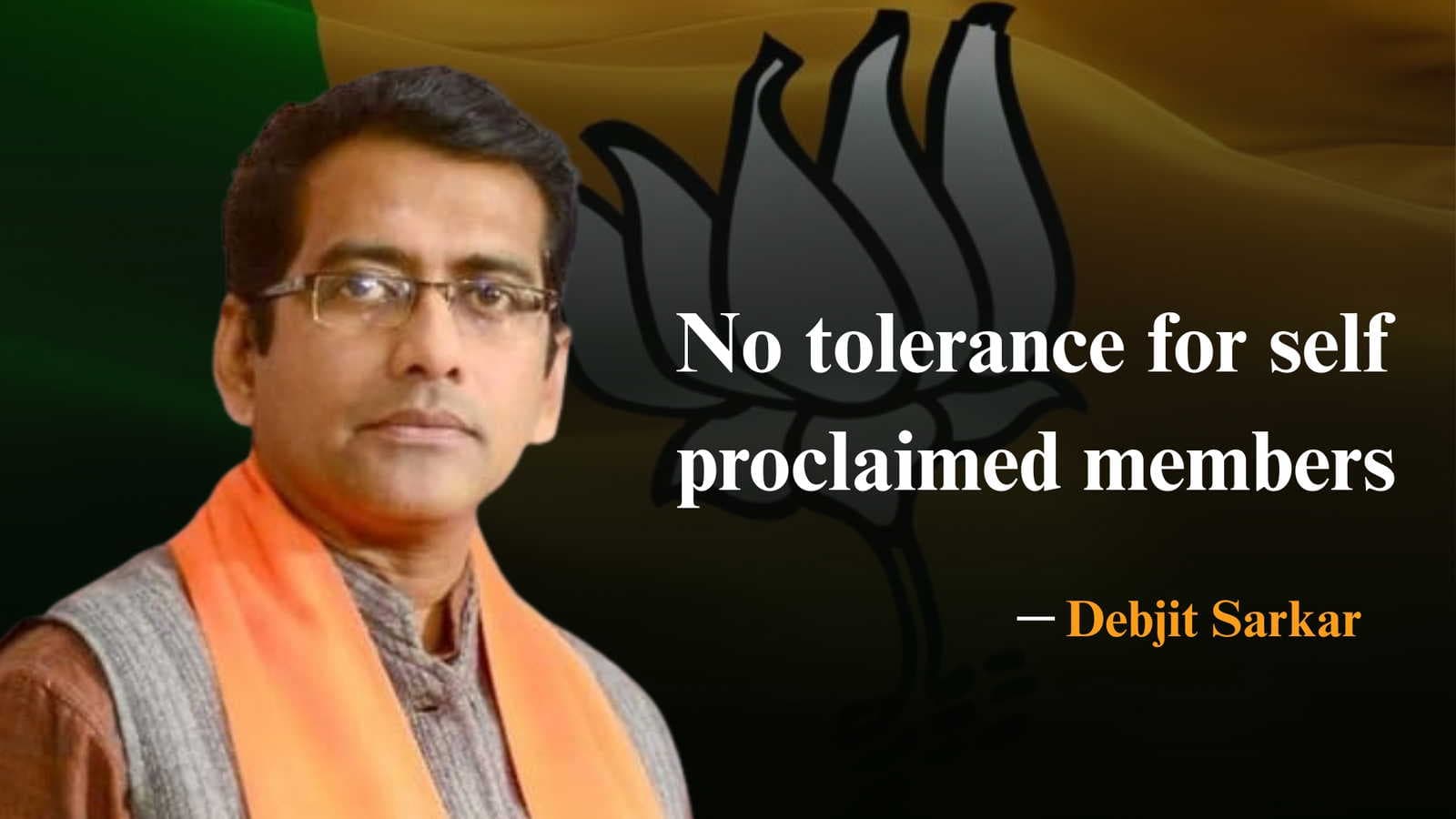 No tolerance for self-proclaimed members, BJP spokesperson clarifies on post-poll scenario