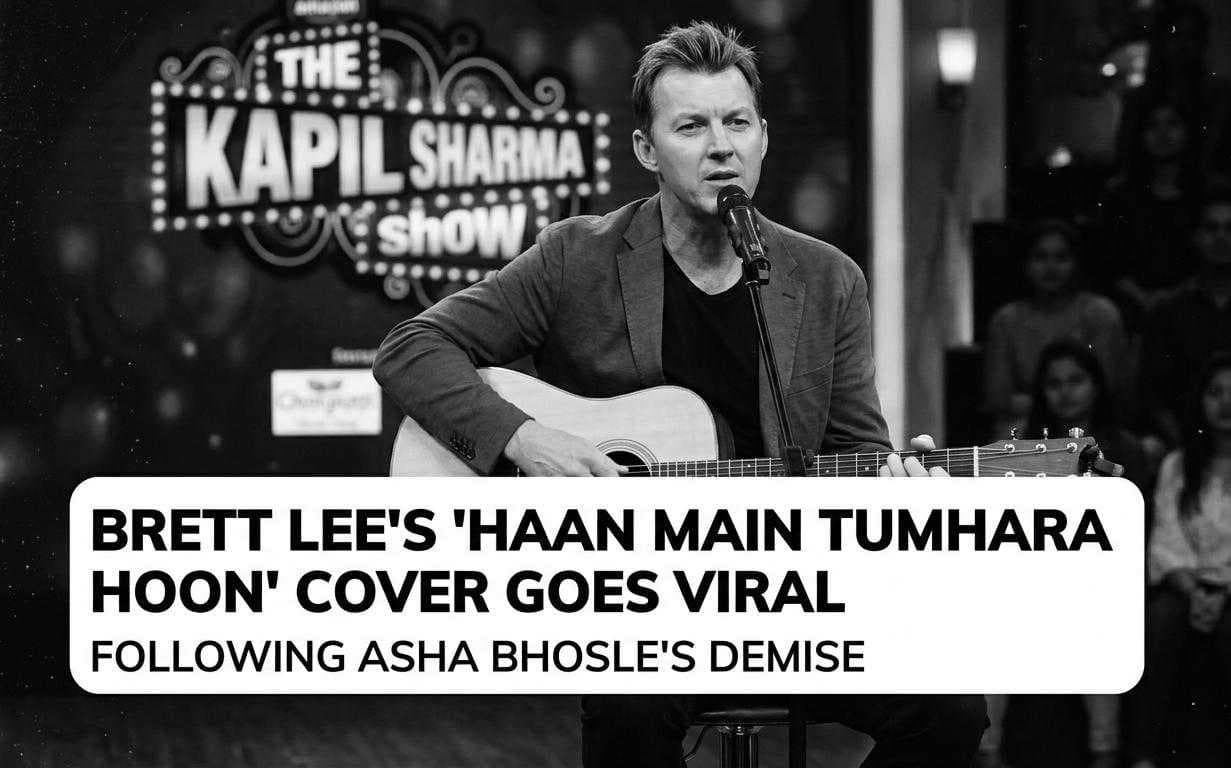 Brett Lee’s ‘Haan Main Tumhara Hoon’ cover goes viral following Asha Bhosle’s demise