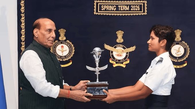 Divyanshi Singh becomes first NDA woman cadet commissioned into IAF Ground Duty branch
