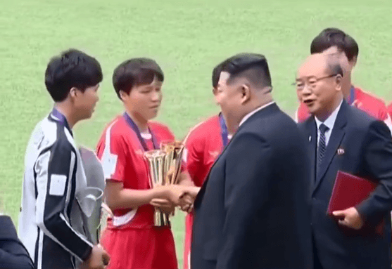 North Korea’s trailblazing women’s club celebrates historic Asian title as Kim Jong Un joins festivities