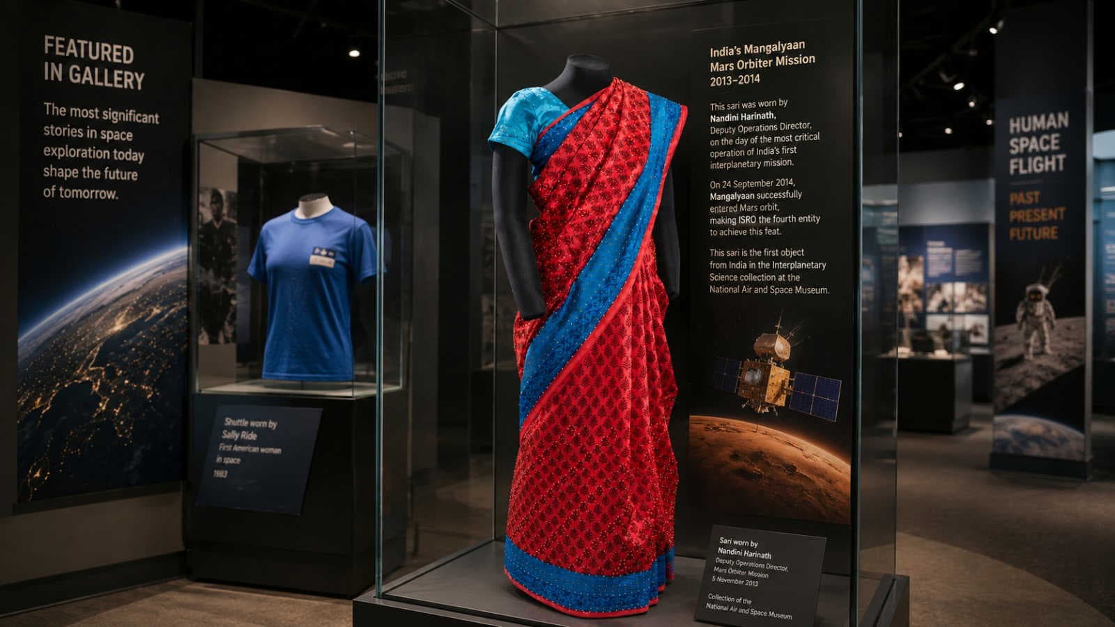 Saree inside US Space Museum? ISRO scientist Nandini Harinath creates history