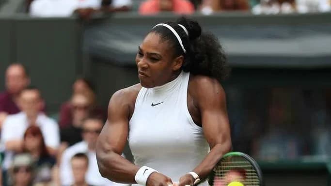 Serena Williams suffered a right knee injury during her Wimbledon 2026 comeback, raising doubts over her doubles campaign with sister Venus after an opening-round singles defeat.