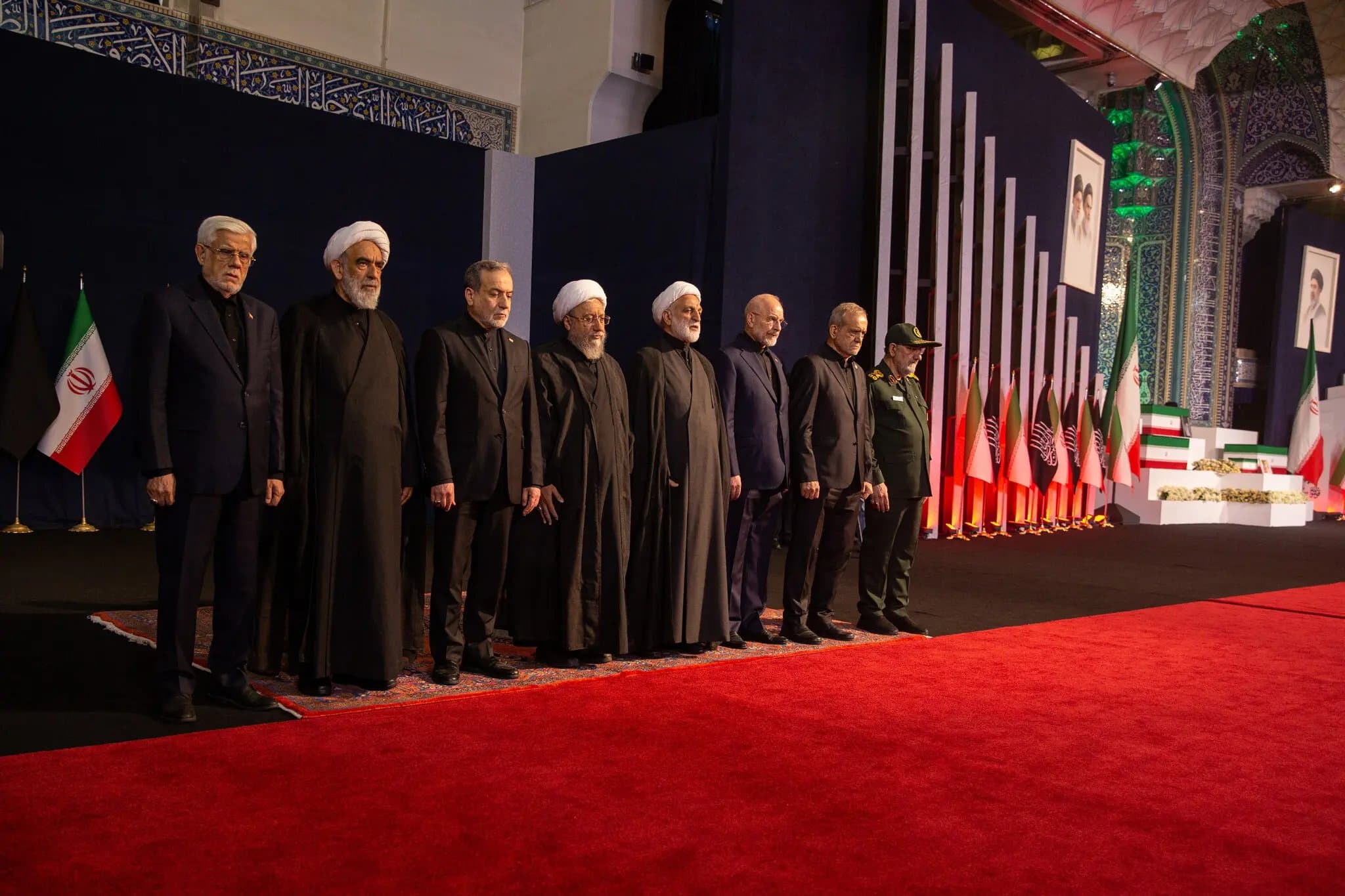 Senior Iranian leaders attend Ayatollah Ali Khamenei's state funeral in Tehran as Iran's new regime emerges after the leadership transition.