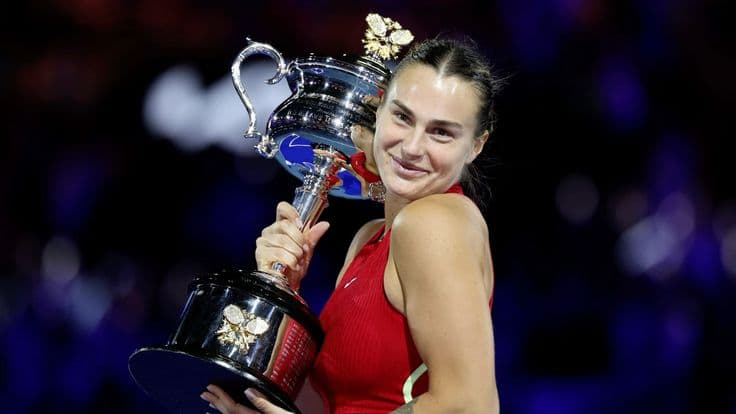 Aryna Sabalenka reacts after Naomi Osaka ends Wimbledon 2026 run