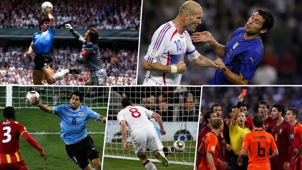 Football's most controversial World Cup moments revisited today