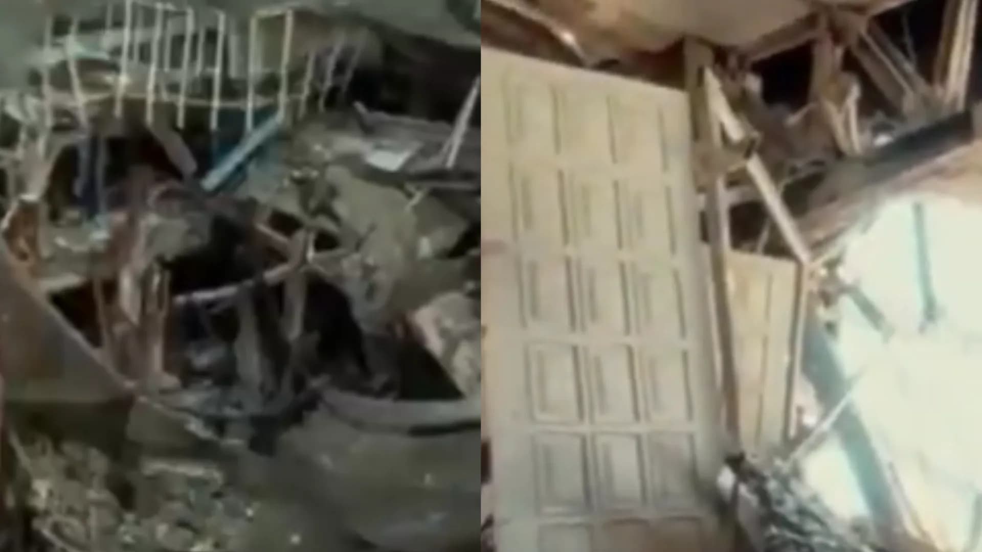 Iran released a 35-second video showing damage inside Khamenei's compound | X