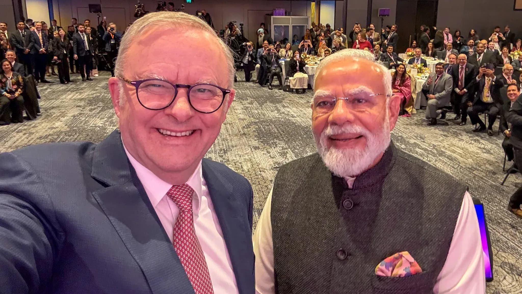 PM Modi praised Australia's under-16 social media ban | X/@AlboMP