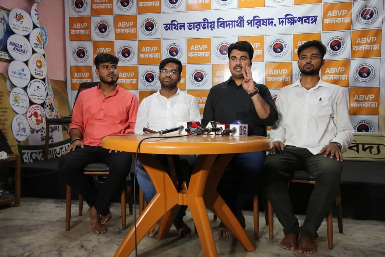 ABVP has announced a mega student rally and convention in Kolkata on July 14 to mark its 78th Foundation Day and the 150th anniversary of the composition of Vande Mataram.