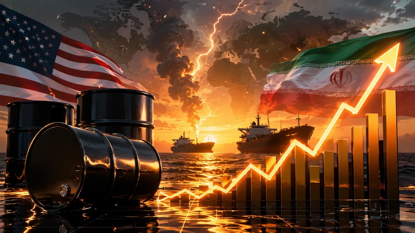 Crude oil price soar high