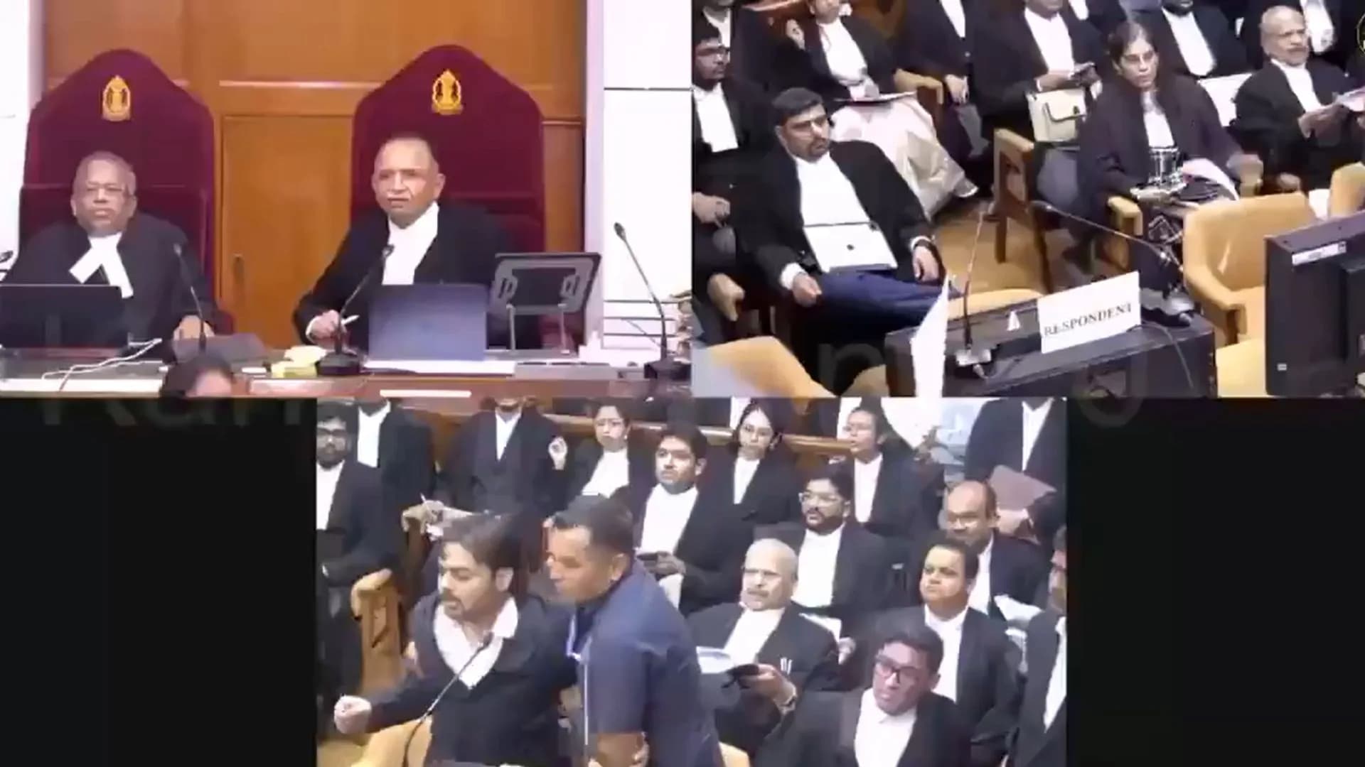 Delhi Police arrest two law students after a dramatic disruption inside the Supreme Court.