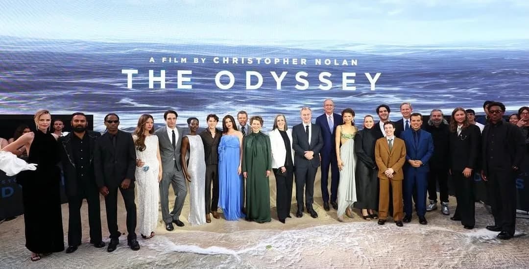 Matt Damon as Odysseus in Christopher Nolan's epic film The Odyssey