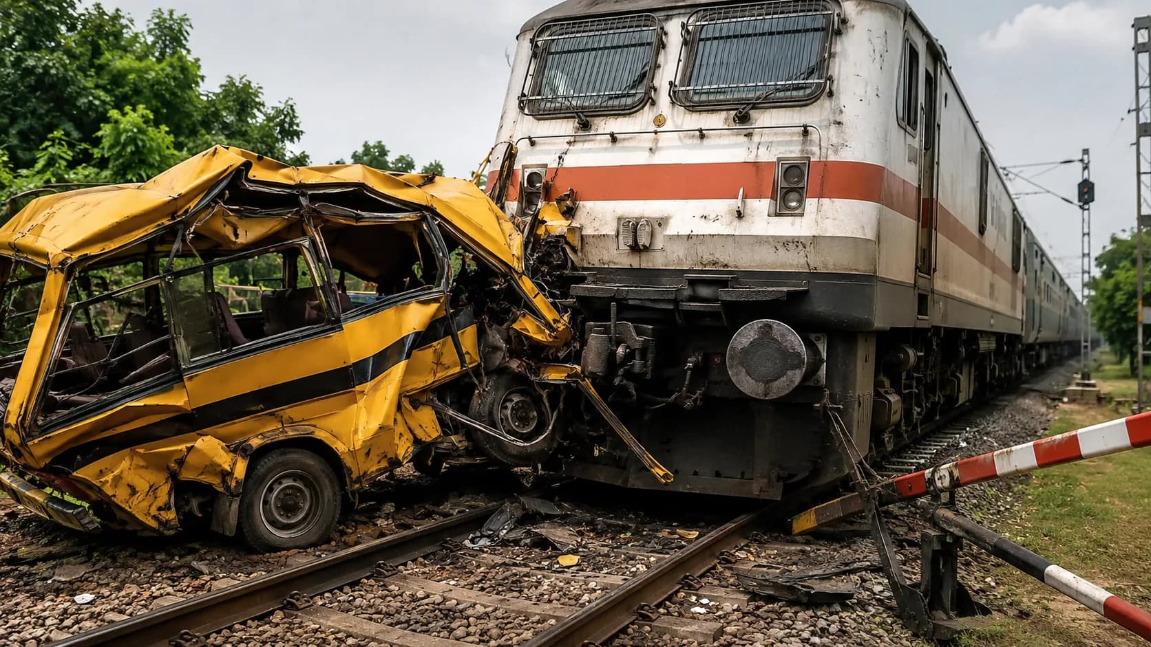 Murshidabad accident: 3 students among 5 killed after train hits school pool car, gateman arrested