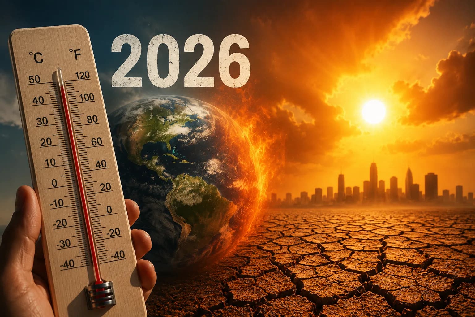 Global temperatures in 2026 remain near the 1.5°C threshold, with scientists warning the year could become one of the hottest ever recorded.