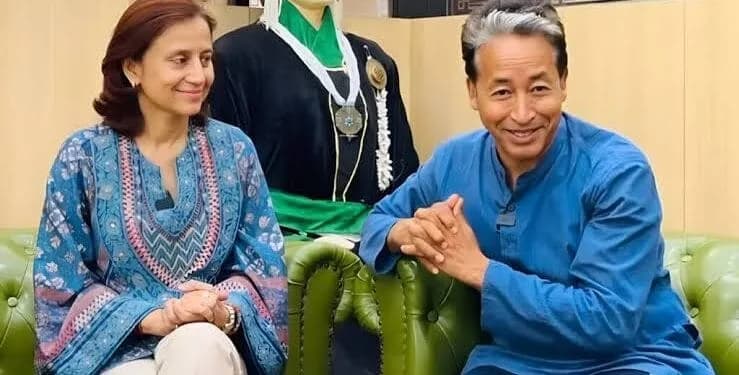 Activist Sonam Wangchuk’s wife, Gitanjali J. Angmo, has questioned his admission to Delhi’s Safdarjung Hospital | Pragativadi