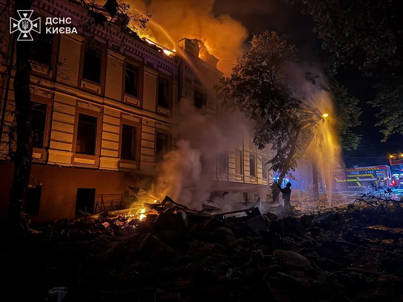Russia's biggest ballistic missile attack on Kyiv leaves one dead, dozens of sites damaged