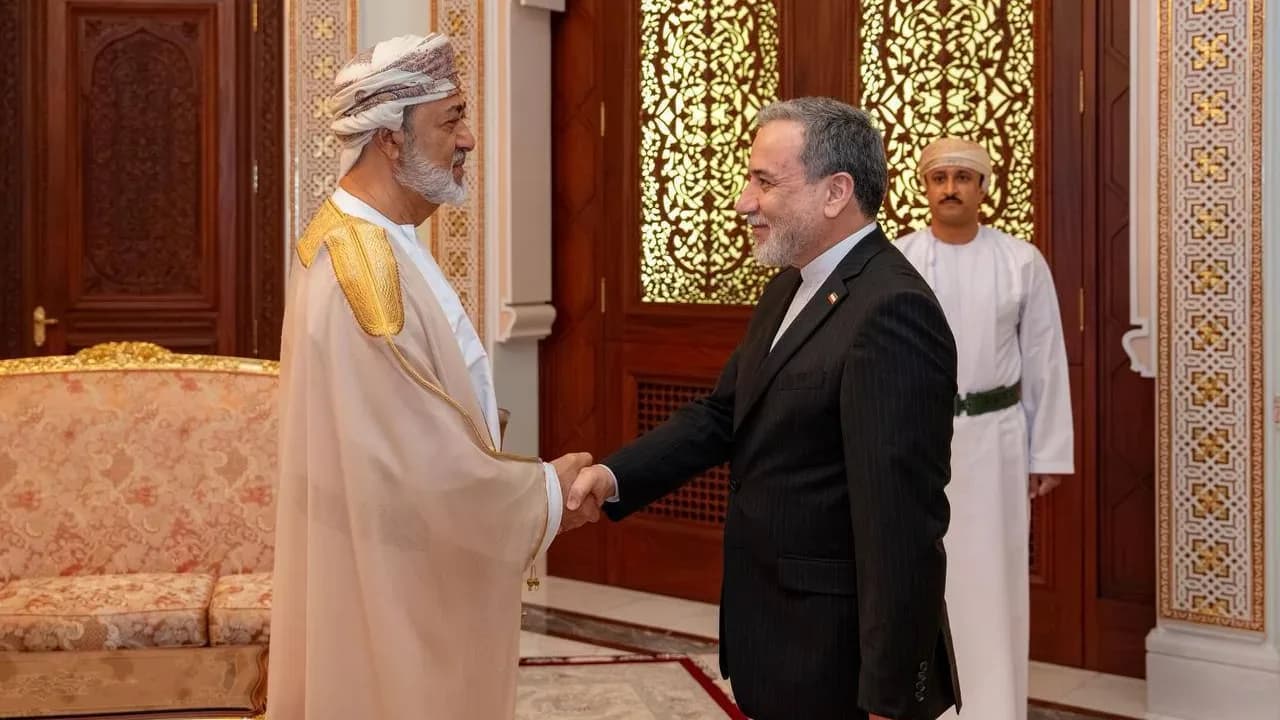 Iran's foreign minister during a meeting in Oman earlier this year | X/@araghchi