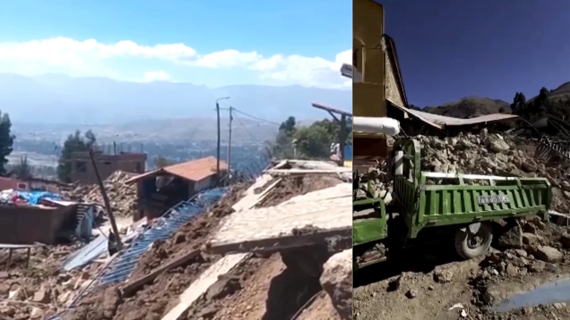 Rescue teams are working in Peru after a 5.1-magnitude earthquake left five dead and dozens injured | Screengrab/X/@WeAreWoke1776_3