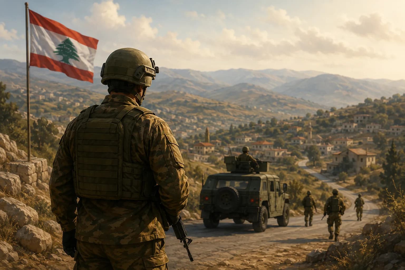 Lebanon army begins pilot zone takeover in south under US-backed security plan