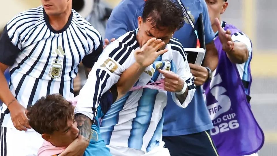 FIFA probes Argentina after dramatic final melee. । X/@DeadlineDayLive