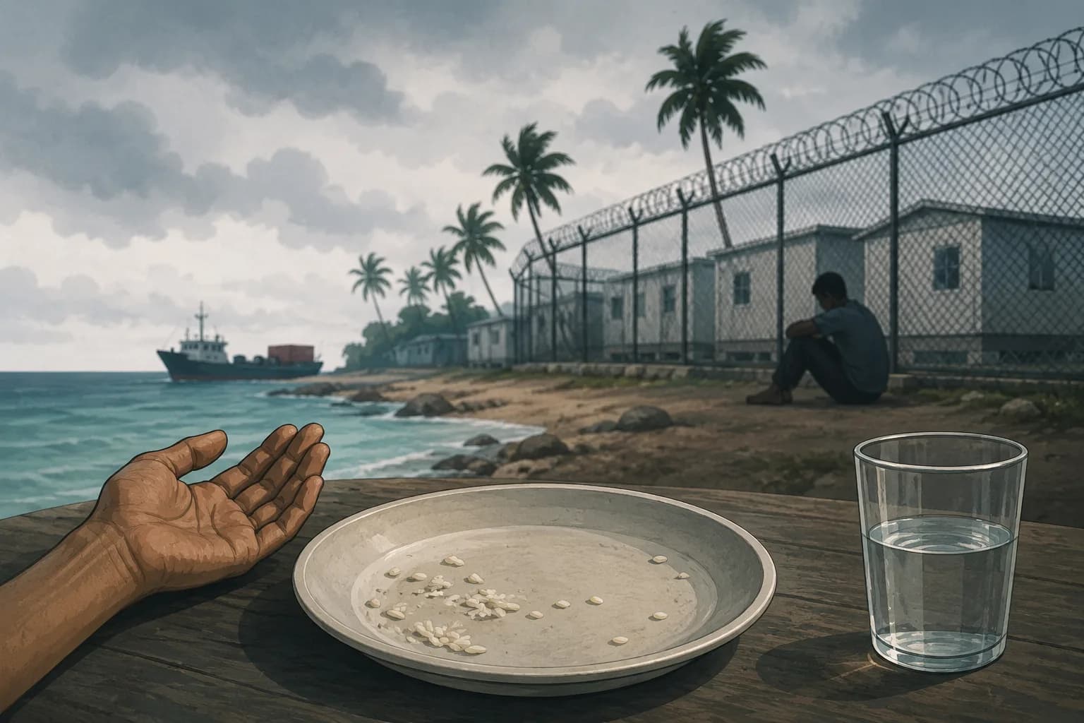 Australia spent ‘$9m’ per asylum seeker, but Nauru refugees say they cannot afford food