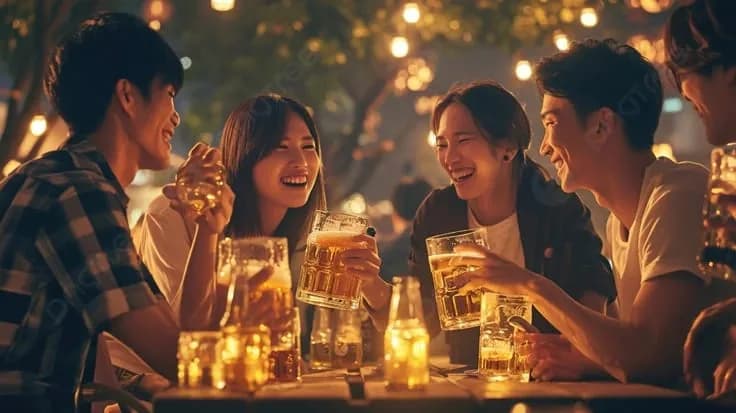 Infographic detailing how excessive alcohol consumption and binge drinking affect the heart and bodily organs