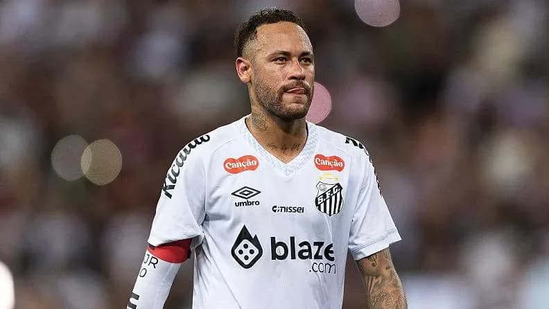 Neymar Jr against Chapecoense on Sunday