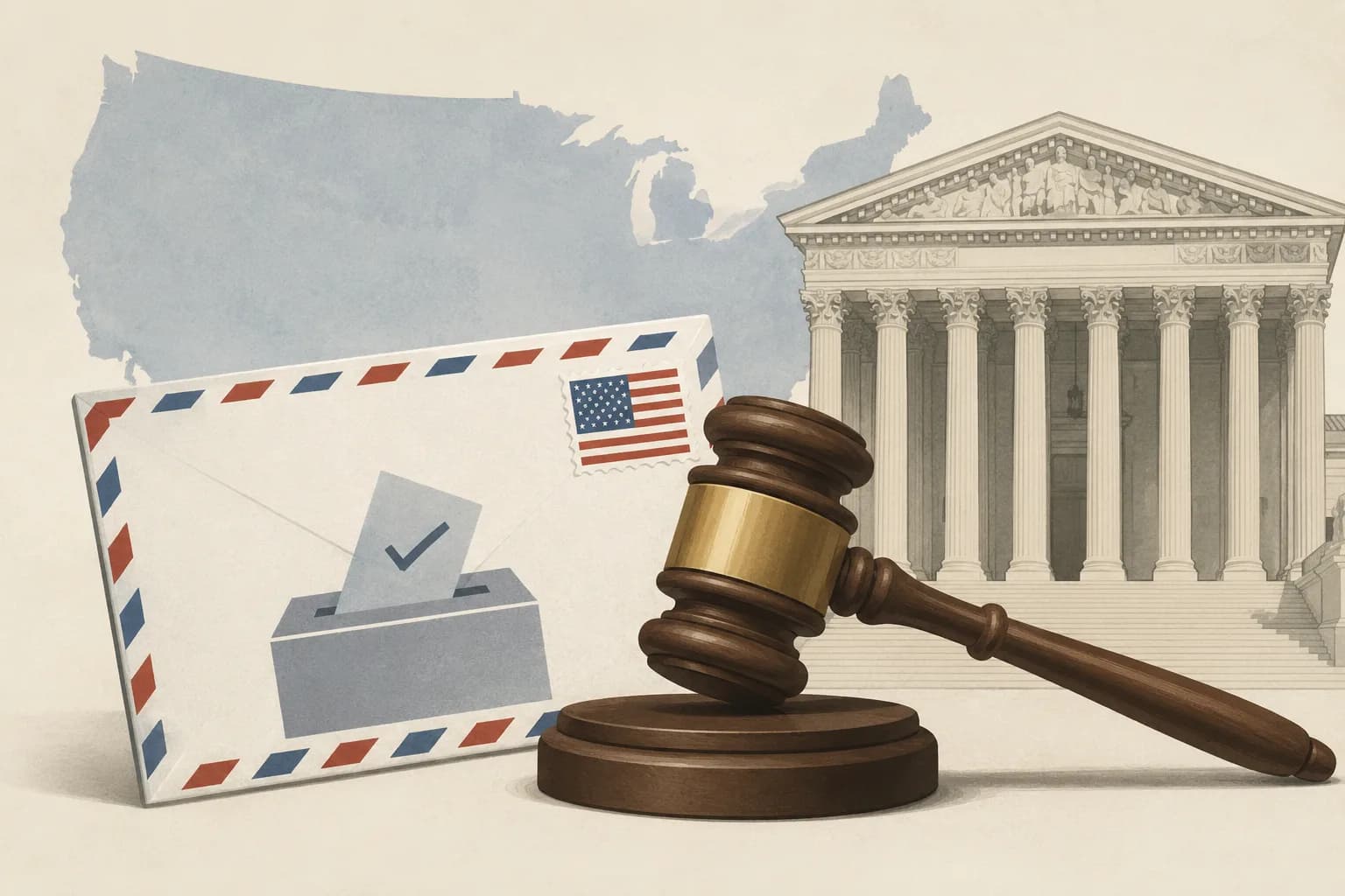 US appeals court blocks Trump’s mail voting order in 23 states before elections
