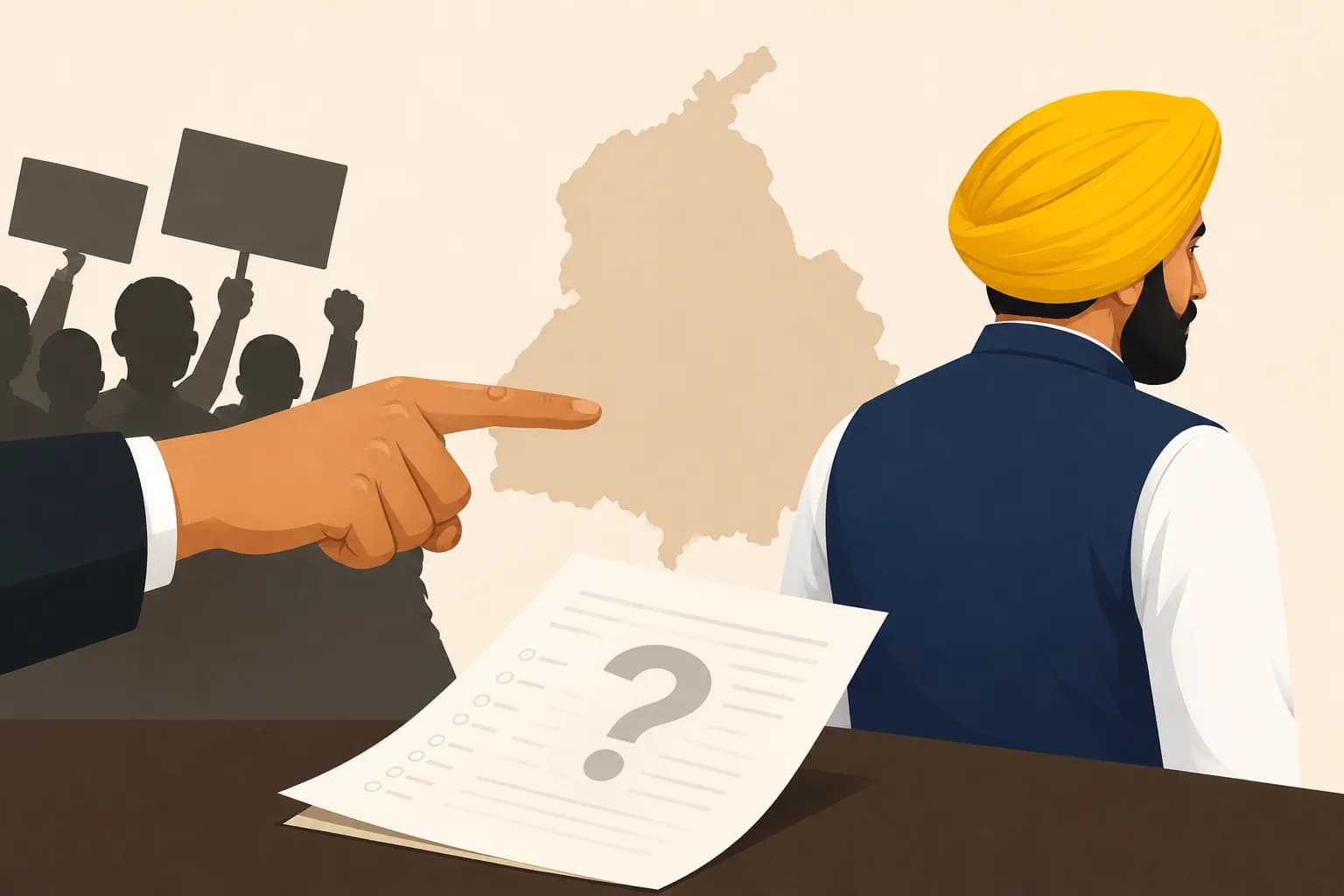Dharmendra Pradhan's resignation has intensified the Punjab paper leak political battle
