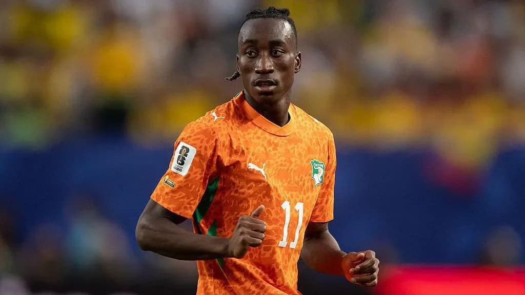 Ivory Coast's Yan Diomande