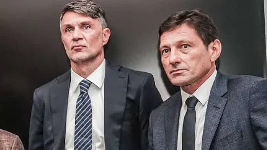 Paolo Maldini and Leonardo