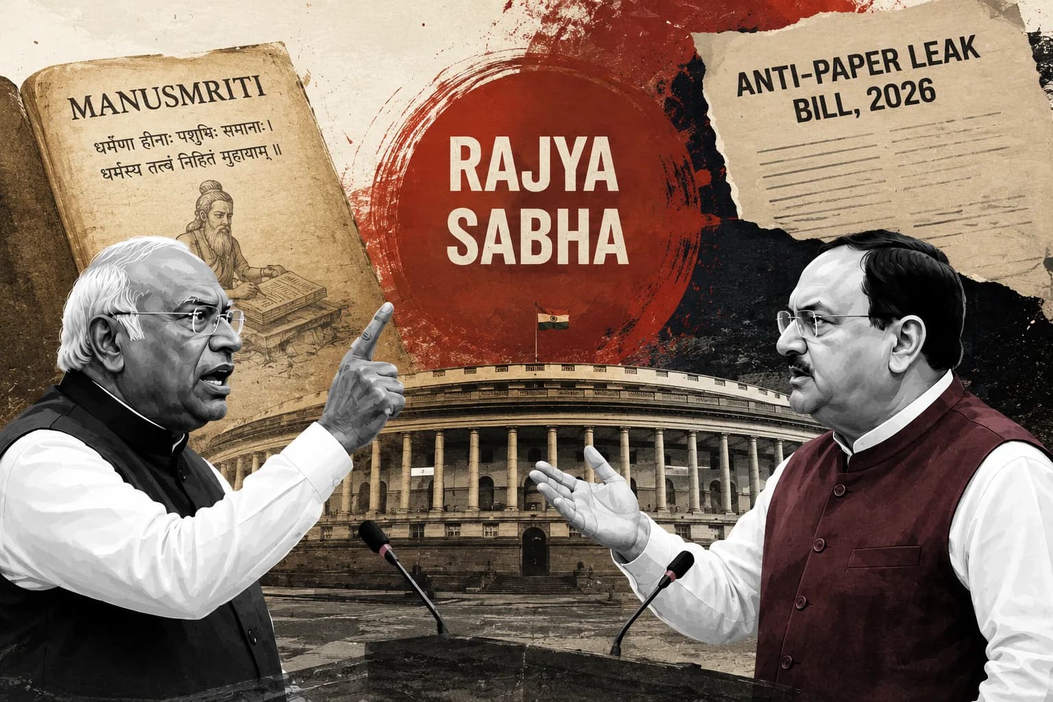 What is Manusmriti? Why Kharge’s remarks triggered a Rajya Sabha confrontation