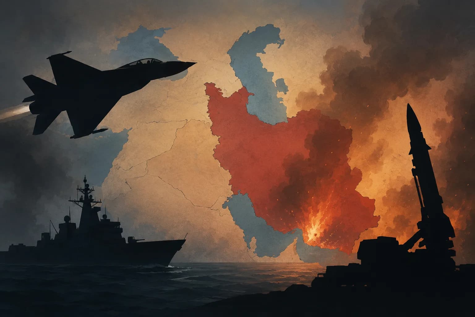 US attacks Iranian military sites after missile strike on American forces