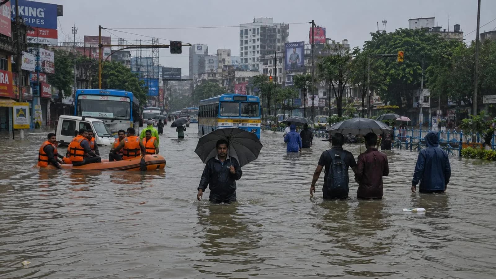 South and Central Gujarat submerged in heavy rain; rescue operations underway