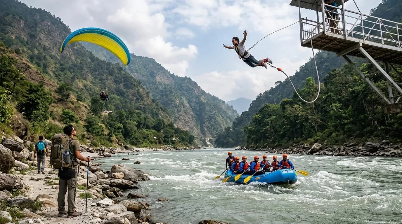 Adventure sports in India: Best places for rafting, scuba diving, bungee jumping and more